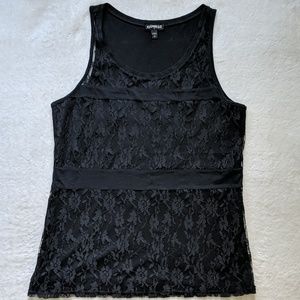 Express lace tank - S